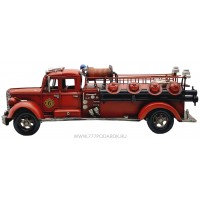 Пожарная машина, ретро-модель  51см, металл