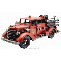 Пожарная машина, ретро-модель  42cм, металл