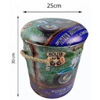 Сундук-банкетка MOTO GREEN 30х25 см 