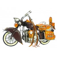 Модель мотоцикла INDIAN MORTORCYCLE  34 см, металл