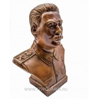 Бюст  Сталин И.В. бронза 18 см