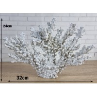 Декоративный Коралл на 32х4х24 см, WhiteNEW.  Морской декор