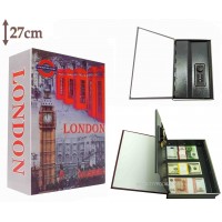 Книга сейф с кодовым замком LONDON | 27см