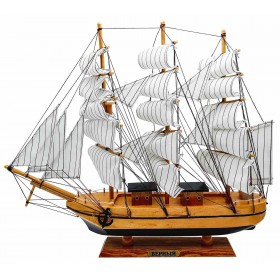Декоративная модель корабля "ВЕРНЫЙ", дерево 50 см 