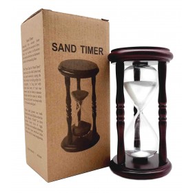 Часы песочные 5 минут  белый  песок