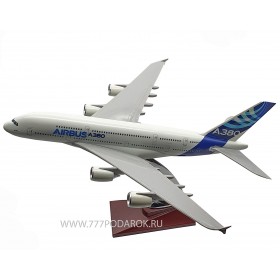 модель самолета AIRBUS A380 мини копия, 36см