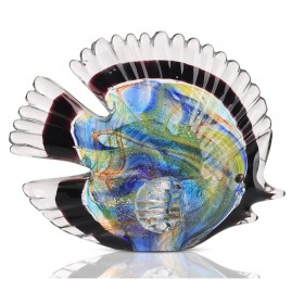 Стеклянная фигурка Рыбка в стиле Мурано. 15х4х13 см Ruff Fish Color