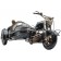 Модель  мотоцикла BMW с коляской, металл 36
