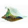 Морская раковина. Стеклянная фигурка в стиле Мурано. Высота 26 см Mureno