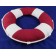 Комплект декоративных подушек -спасательный круг 40 см, 2шт синий, красный цвет