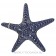 Декоративная Морская звезда  31 см, синяя