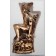 Статуэтка бог Гермес высота - 25 см, камень, бронзовое покрытие