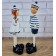 фигурки Юных Моряков (комплект 2 шт) морской декор, 18х5х6см.