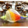Морская раковина. Стеклянная фигурка в стиле Мурано. Высота 19X12см Rainbow